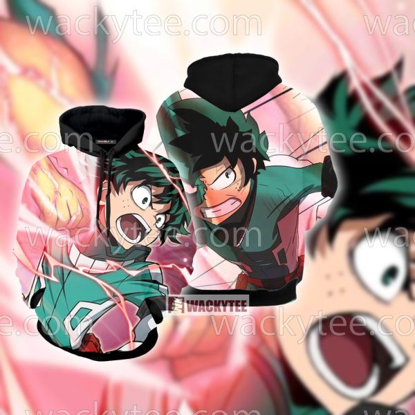 Boku No Hero Academia Izuku Midoriya 3D Hoodie