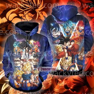 Dragon Ball Super Goku All Forms 3D Hoodie