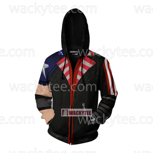 Tekken Paul Phoenix Cosplay Zip Up Hoodie Jacket