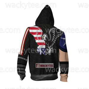 Tekken Paul Phoenix Cosplay Zip Up Hoodie Jacket