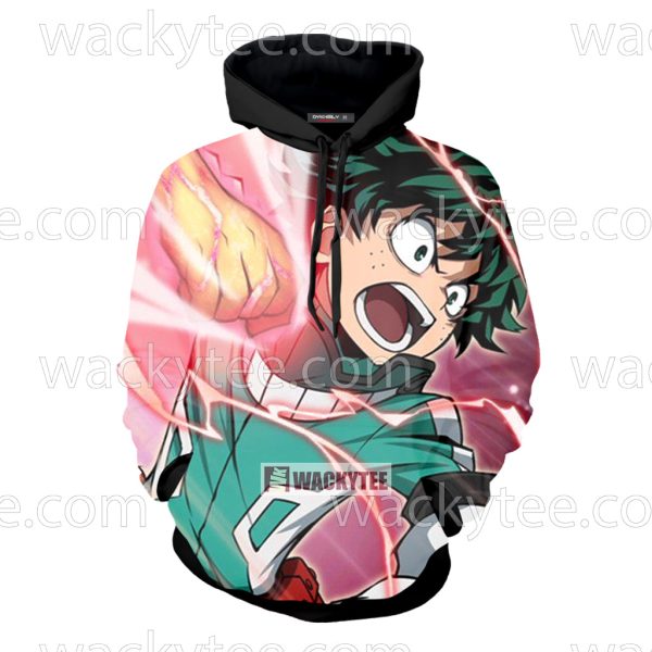 Boku No Hero Academia Izuku Midoriya 3D Hoodie