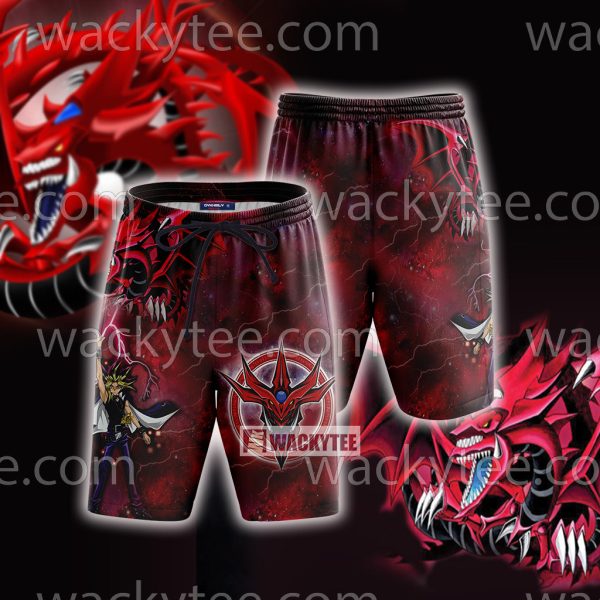 Yu Gi Oh! Yami Yugi And Slifer The Sky Dragon Cosplay Beach Short