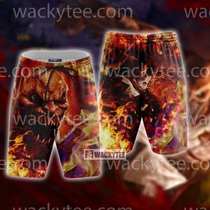 Mortal Kombat Baraka 3D Beach Shorts