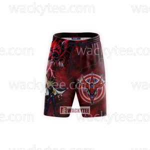 Yu Gi Oh! Yami Yugi And Slifer The Sky Dragon Cosplay Beach Short