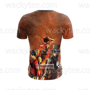 One Piece: Luffy - Ace - Sabo 3D T-shirt