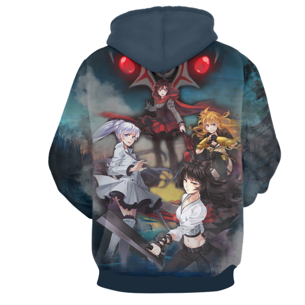 RWBY New Look 3D Hoodie