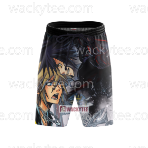 Kingdom Hearts Vanitas And Sora 3D Beach Shorts