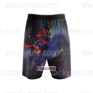 Kingdom Hearts Vanitas And Sora 3D Beach Shorts