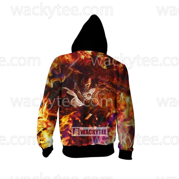 Mortal Kombat Baraka 3D Zip Hoodie Jacket