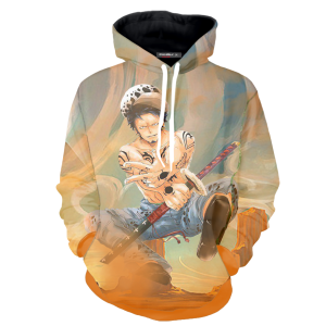 One Piece Trafalgar D. Water Law 3D Hoodie