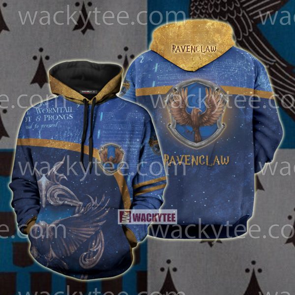 Ravenclaw House Harry Potter New 3D Hoodie