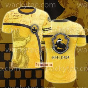 Hufflepuff House Harry Potter New Unisex 3D T-shirt