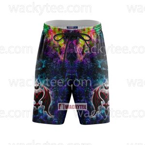 Kingdom Hearts Heartless Emblem Cosplay 3D Beach Shorts