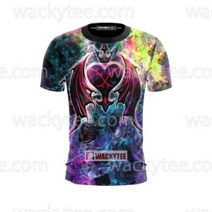 Kingdom Hearts Heartless Emblem Cosplay Unisex 3D T-shirt