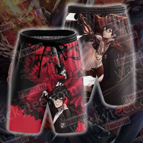 Persona 5 Joker And Arsen 3D Beach Shorts