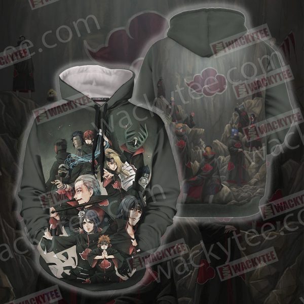 Naruto Akatsuki 3D Hoodie