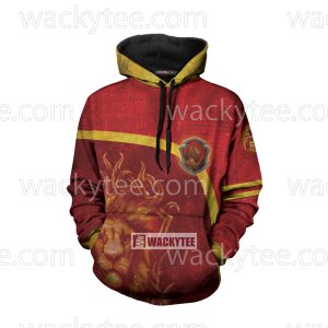 Gryffindor House Harry Potter New 3D Hoodie