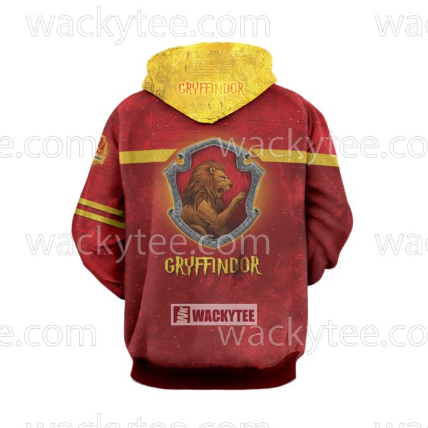 Gryffindor House Harry Potter New 3D Hoodie