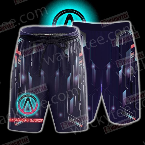 Borderlands Vault Icon 3D Beach Shorts