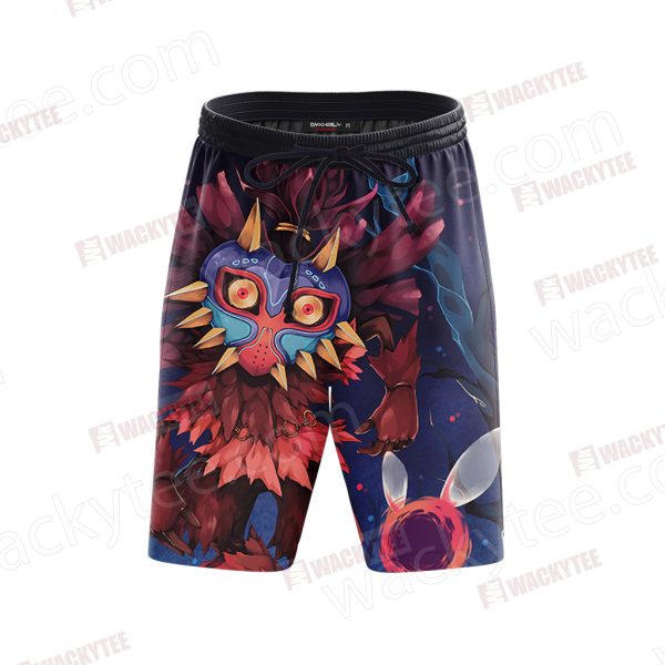 The Legend Of Zelda Skull Kid 3D Beach Shorts