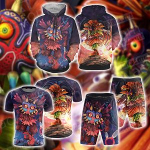 The Legend Of Zelda Skull Kid 3D Beach Shorts