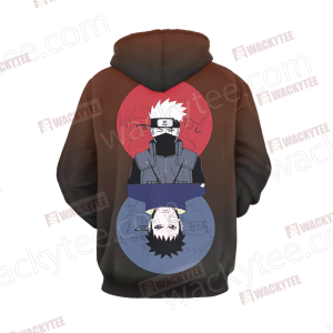 Naruto Obito And Kakashi 3D Hoodie