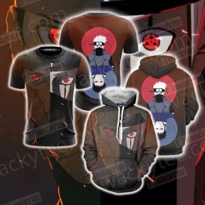 Naruto Obito And Kakashi 3D Hoodie