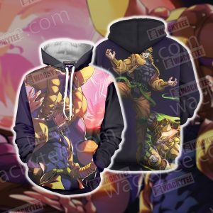 Jojo’s Bizarre Adventure Dio Brando And The World 3D Hoodie