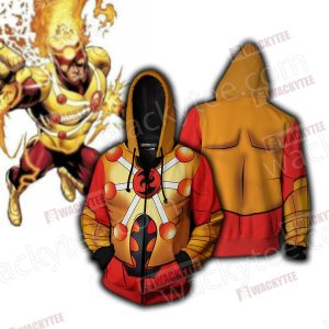 Firestorm Comics Cosplay Zip Up Hoodie Jacket