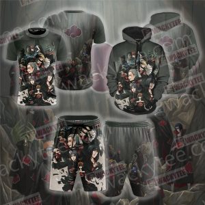 Naruto Akatsuki 3D Hoodie