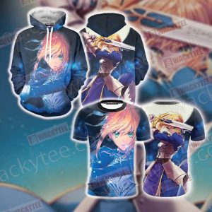 Fate/Stay Night Saber 3D Hoodie