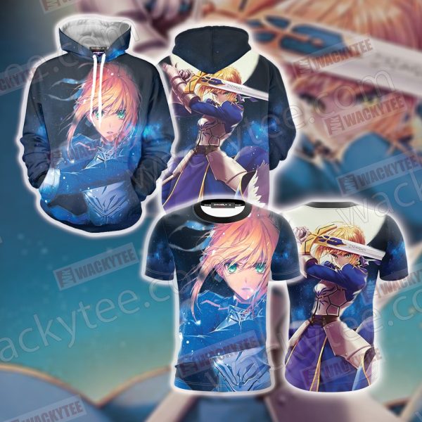 Fate/Stay Night Saber 3D Hoodie