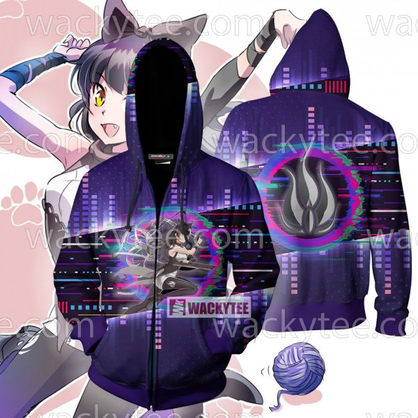 RWBY Blake Belladonna New Look Zip Up Hoodie