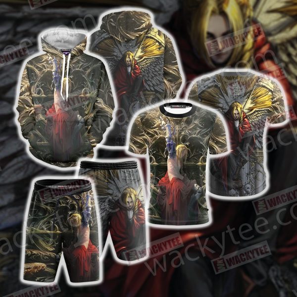 Fullmetal Alchemist Edward Elric 3D Hoodie