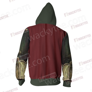 Spider Man Far From Home Mysterio Cosplay Zip Up Hoodie Jacket