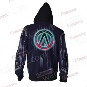 Borderlands Vault Icon Zip Up Hoodie