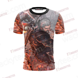 The Witcher 3 Wild Hunt Geralt 3D T-shirt