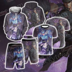 Jojo’s Bizarre Adventure Jotaro Kujo And Star Platinum 3D Hoodie