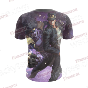 Jojo’s Bizarre Adventure Jotaro Kujo And Star Platinum 3D T-shirt