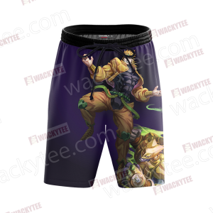 Jojo’s Bizarre Adventure Dio Brando And The World 3D Beach Shorts