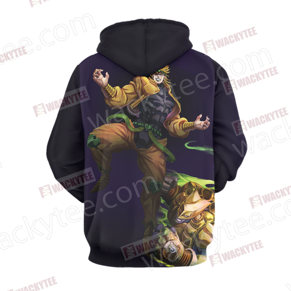 Jojo’s Bizarre Adventure Dio Brando And The World 3D Hoodie