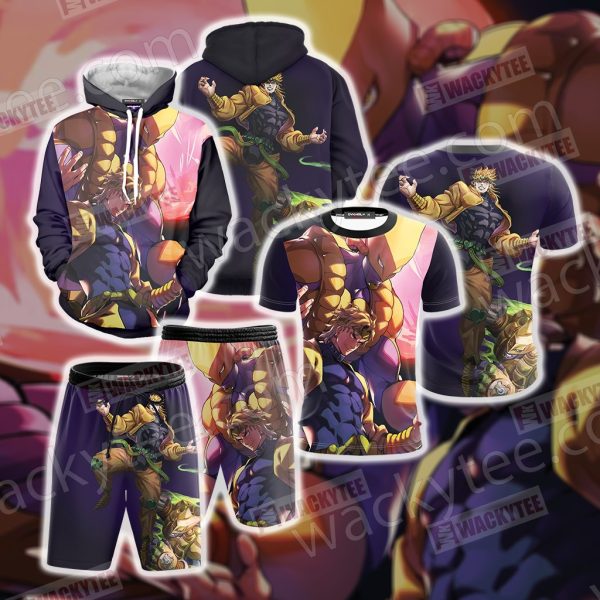 Jojo’s Bizarre Adventure Dio Brando And The World 3D Hoodie