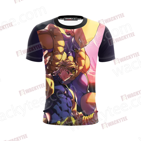 Jojo’s Bizarre Adventure Dio Brando And The World 3D T-shirt