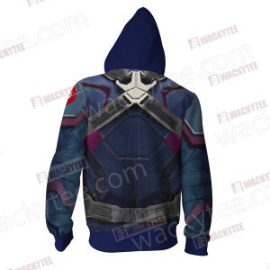 mockup back zipped hoodie wacky