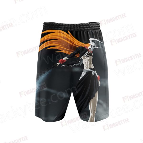 Bleach Ichigo Vasto Lorde Unisex 3D Beach Shorts