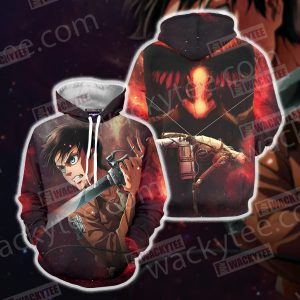 Attack On Titan Eren Jaeger 3D Hoodie