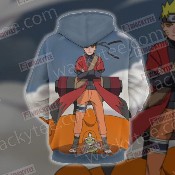 Naruto Naruto And Gamabunta 3D Hoodie