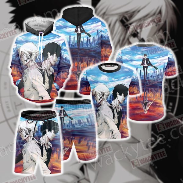 Psycho-Pass Shinya Kogami And Shogo Makishima 3D Beach Shorts