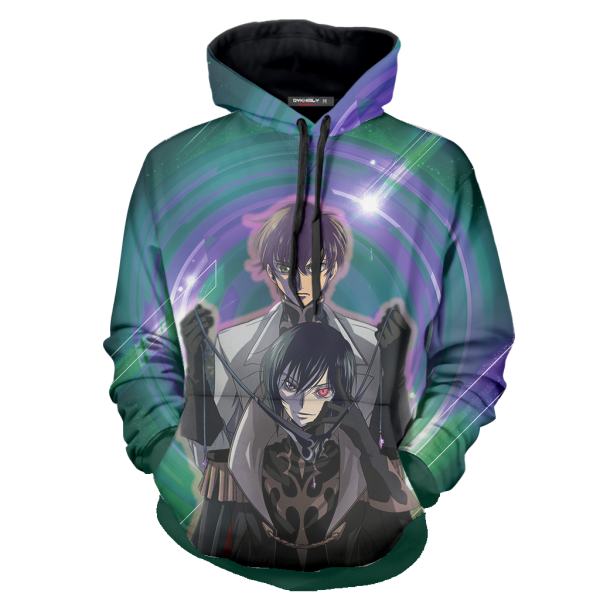 Code Geass Suzaku and Lelouch 3D Hoodie