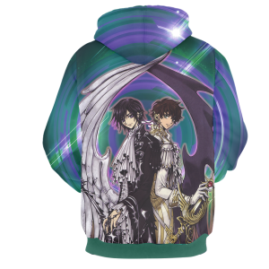 Code Geass Suzaku and Lelouch 3D Hoodie